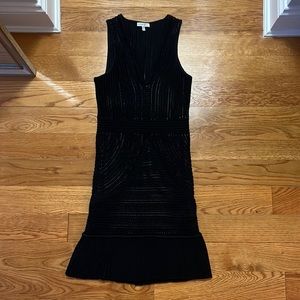 Ronny Kobo Black Tank Mini Dress XS